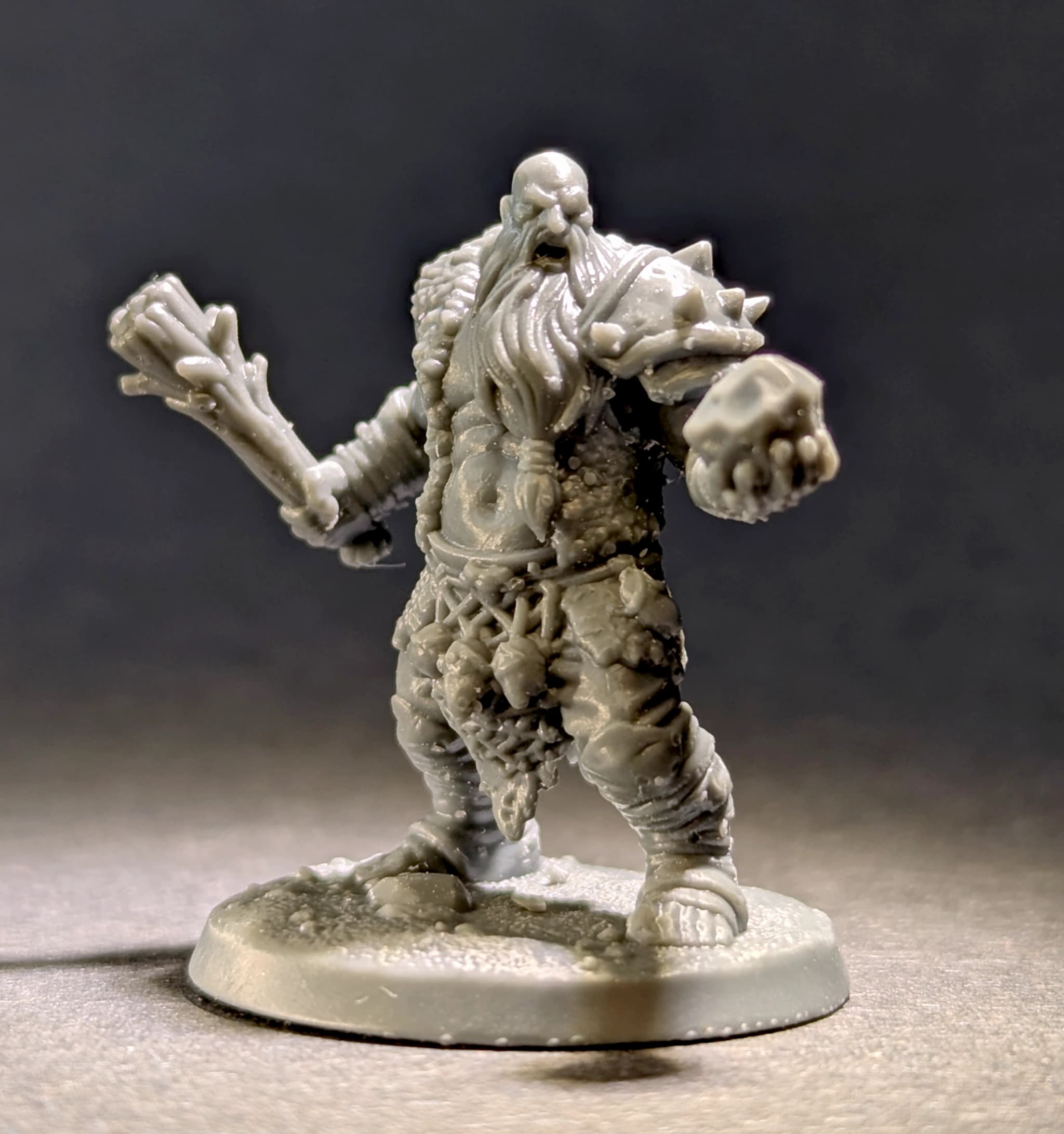 Giant Real Mini painted miniature photograph