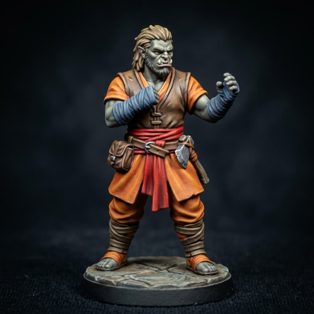 Morri Half Orc Monk