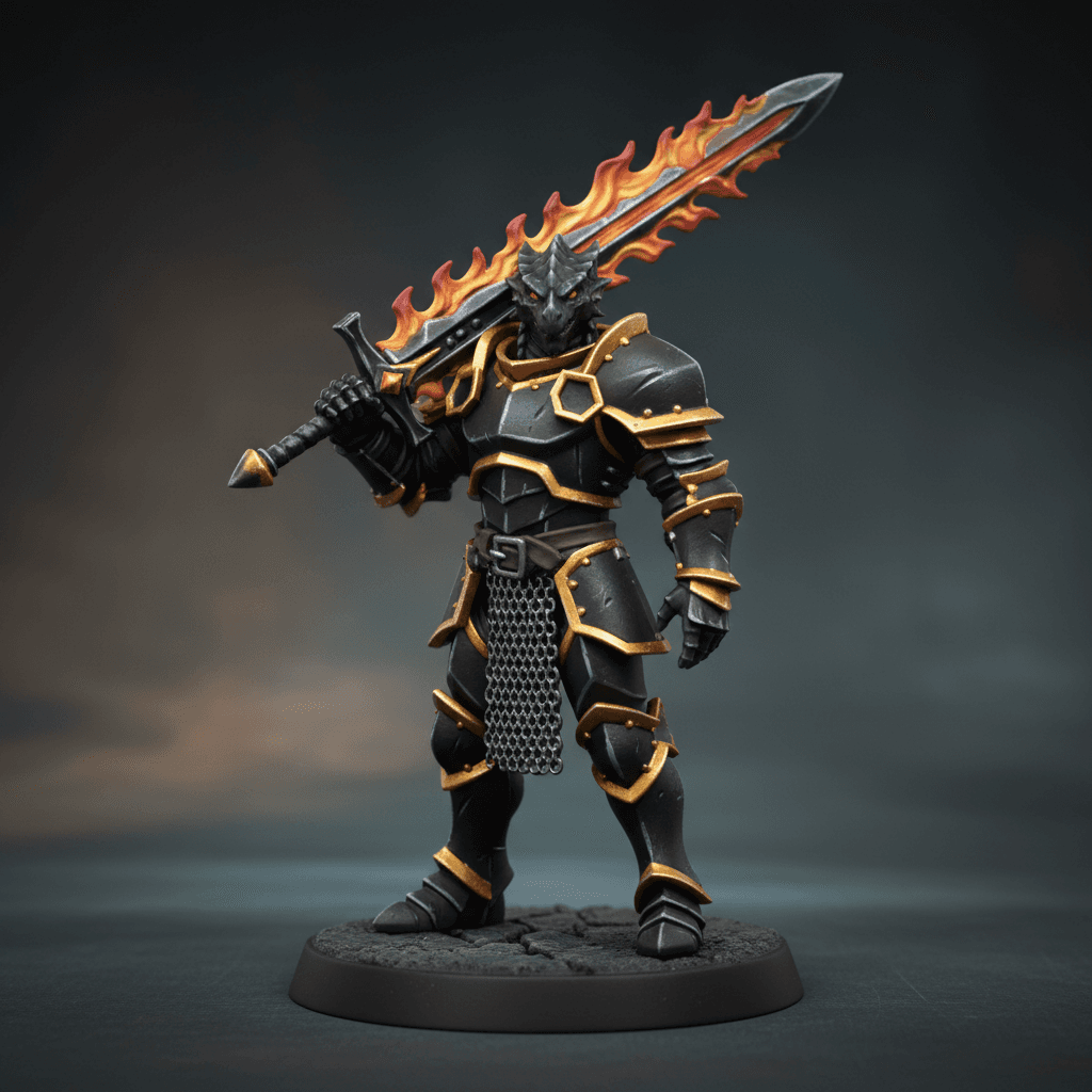 Solaire dragonborn paladin