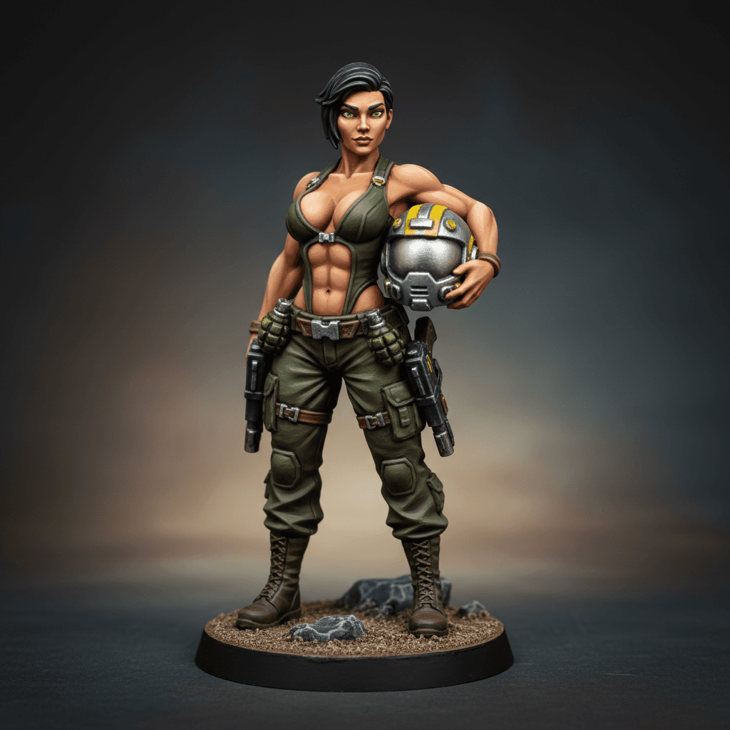 Vessy Shibara short Human tanned skin ripped muscles tight build spaceship pilot