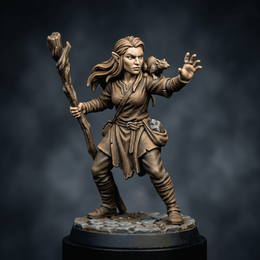 Elith Half elf druid